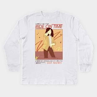 Ride on Time - Tatsuro Yamashita Kids Long Sleeve T-Shirt